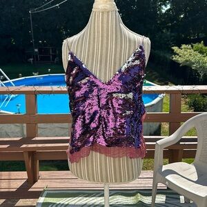 Free people mermaid sequin top